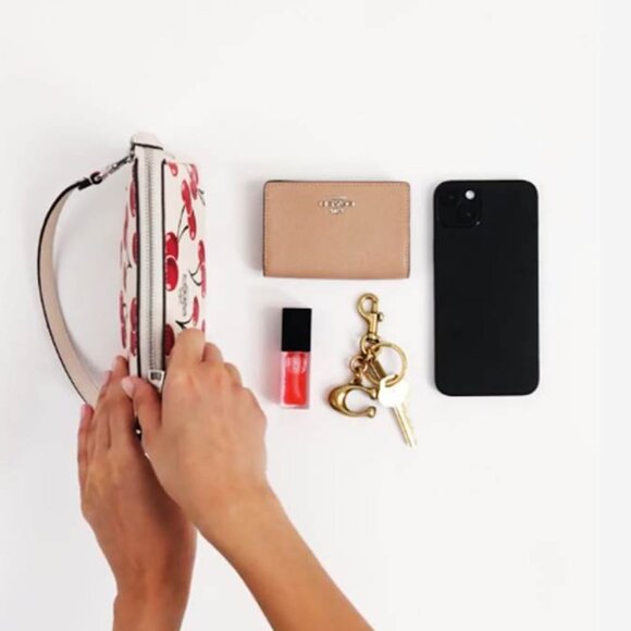 COACH Nolita 19 With Cherry Print NWT - Picture 6 of 8